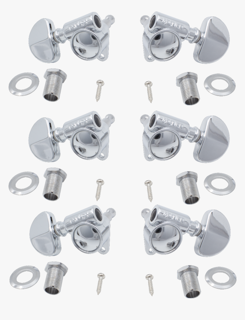 Pictured - Chrome - Grover Rotomatic Tuning, HD Png Download
