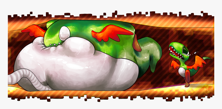 Dig Dug Fygar , Png Download - Cartoon, Transparent Png