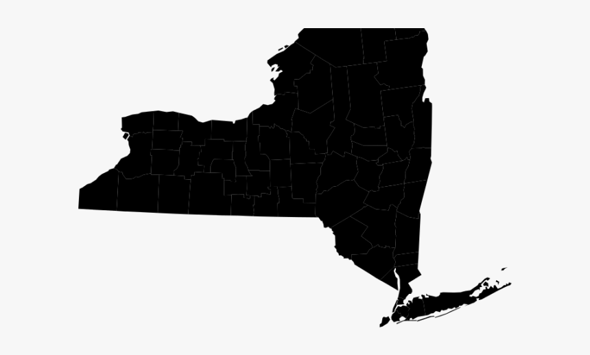 Map Of New York State, HD Png Download