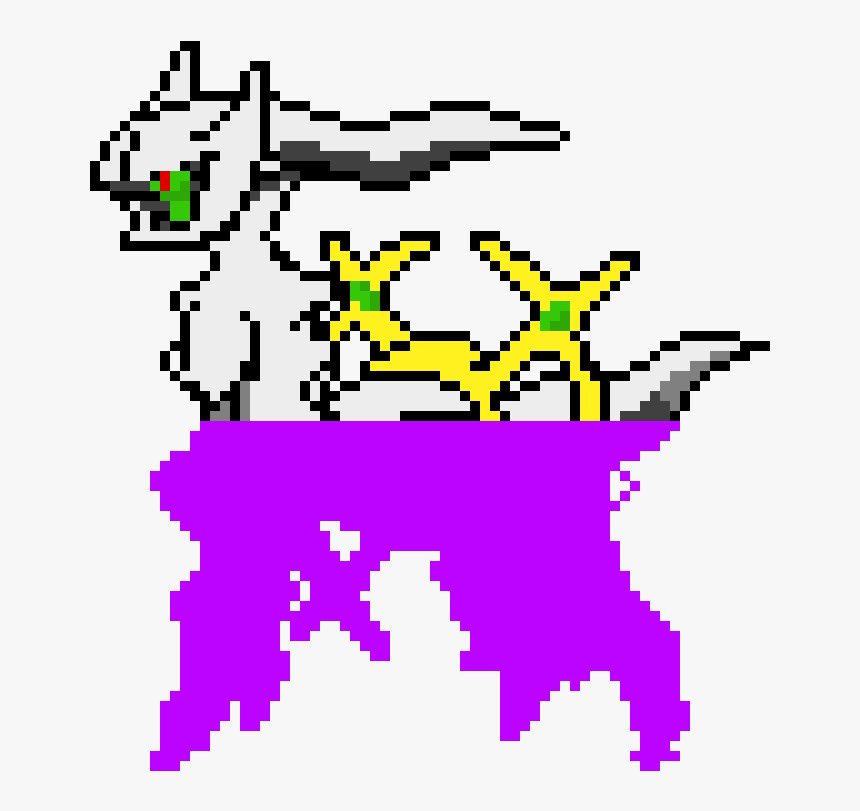 Pixel Art Pokemon Arceus, HD Png Download