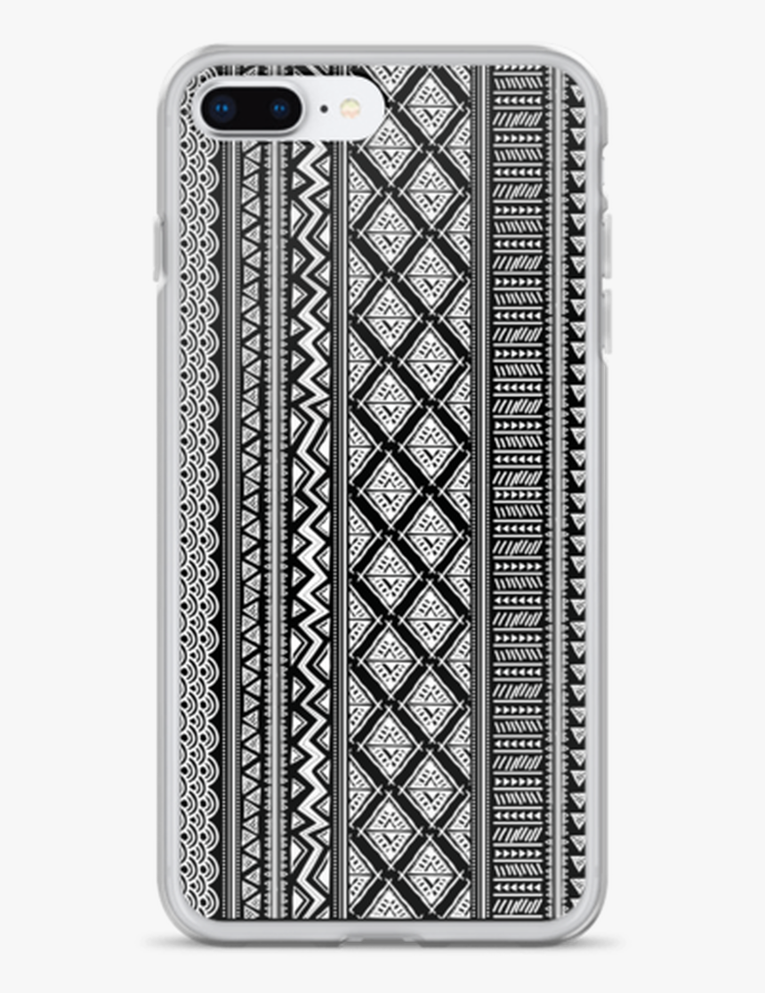 Black And White Tribal Iphone Case - Mobile Phone Case, HD Png Download