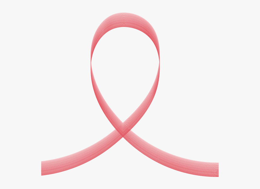Pink Breast Cancer Ribbon - Circle, HD Png Download