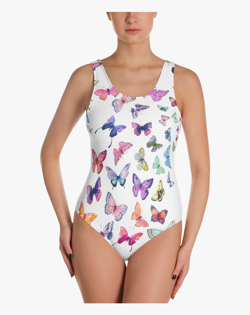Butterfly Swarm One-piece Swimsuit - One-piece Swimsuit, HD Png Download