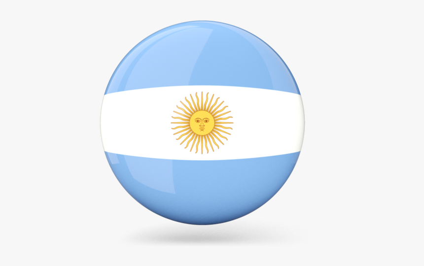 Argentina Ball Flag Png, Transparent Png