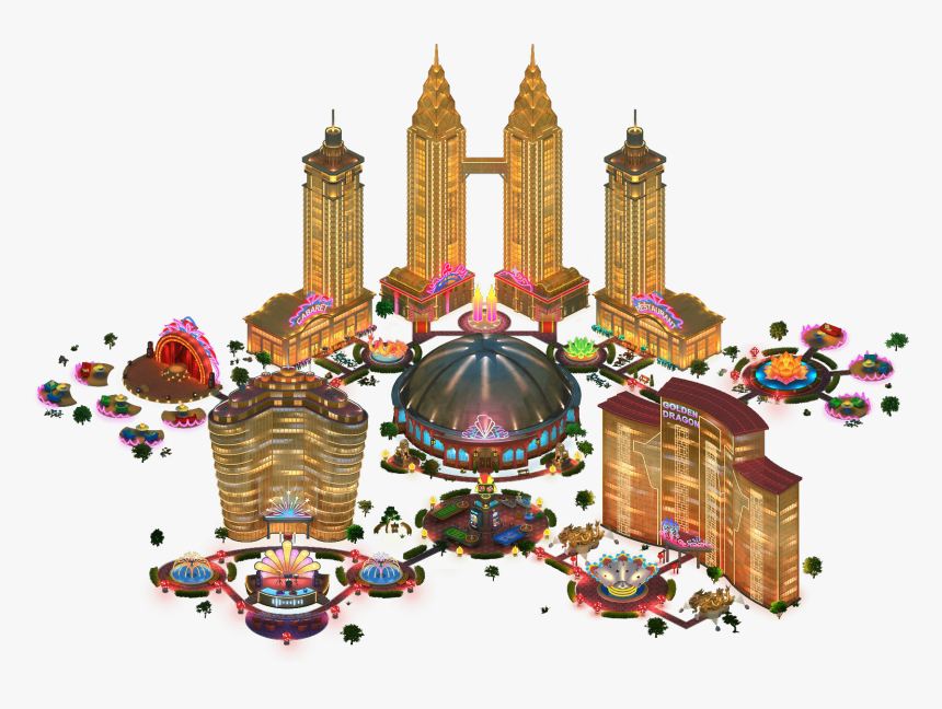 Megapolis Wiki - Golden Architecture In Png, Transparent Png