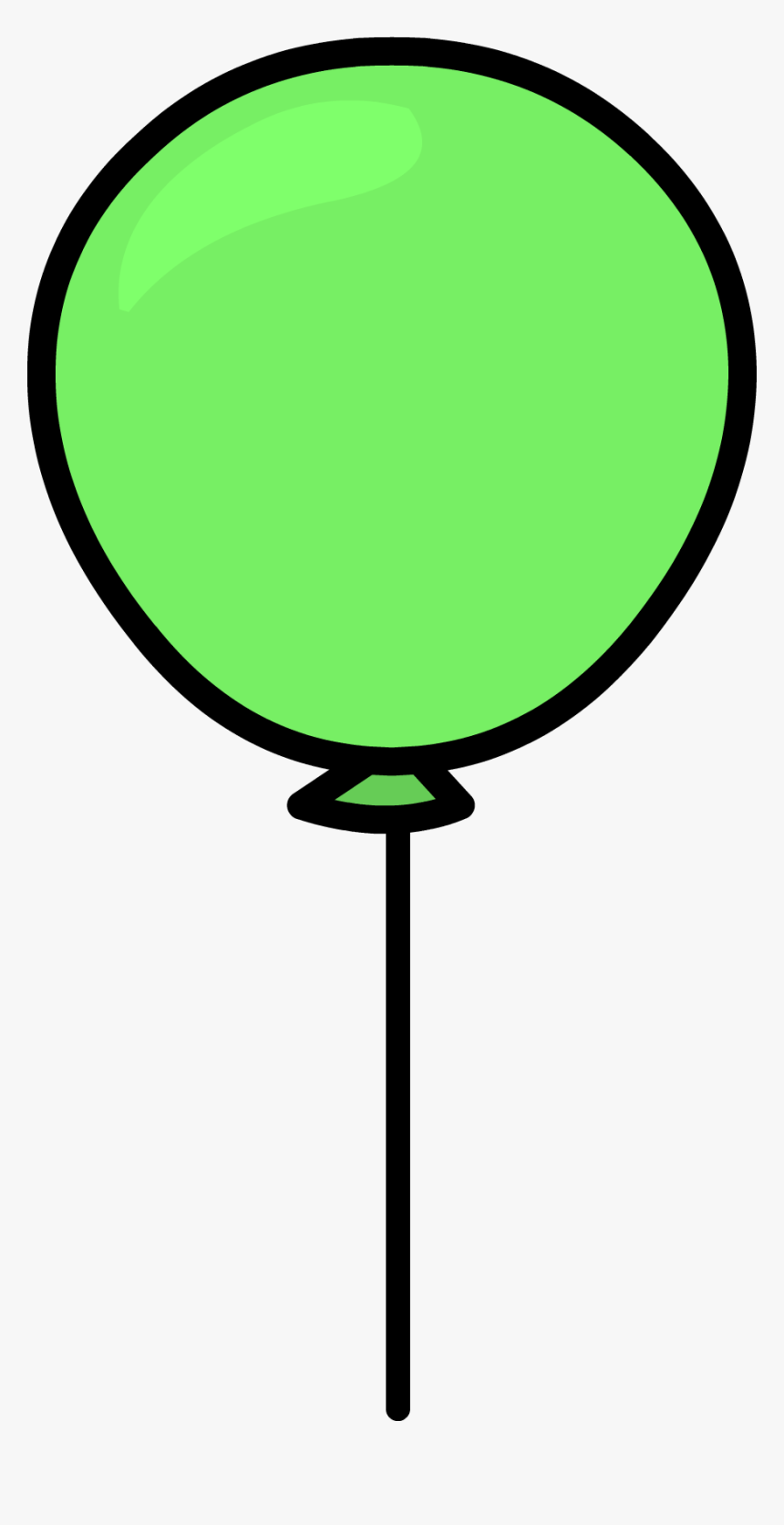 Green Balloon Png, Transparent Png