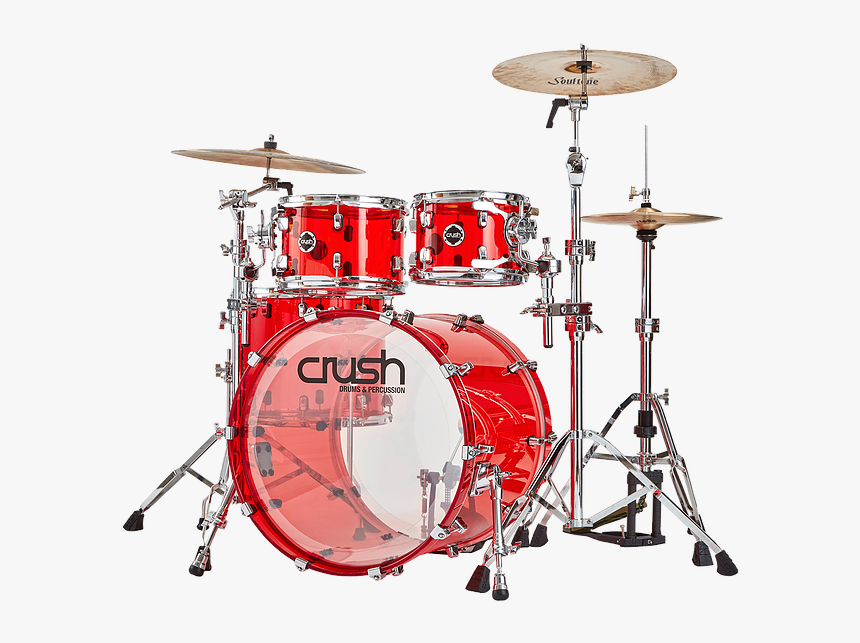 Acrylic Drum Kit - Crush Drums Png, Transparent Png