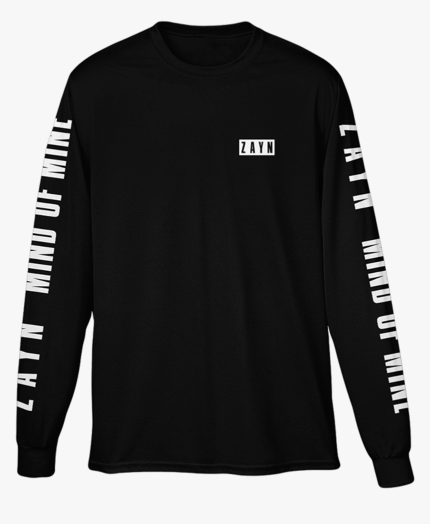 Zayn Black Long Sleeve - Long-sleeved T-shirt, HD Png Download