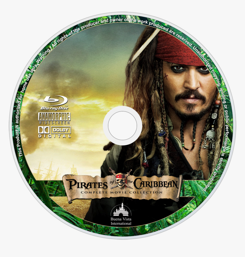 Pirates Of The Caribbean Blu Ray Disc, HD Png Download