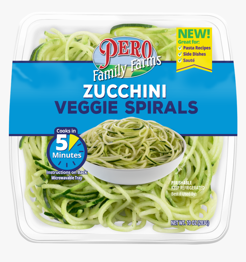 Pero Family Farms Zucchini Spirals, HD Png Download