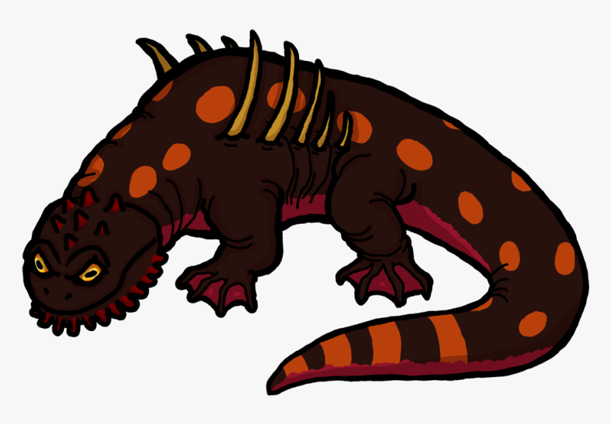 Also Have A Salamander Kaiju Without The Obscuring - Giant Salamander Kaiju, HD Png Download