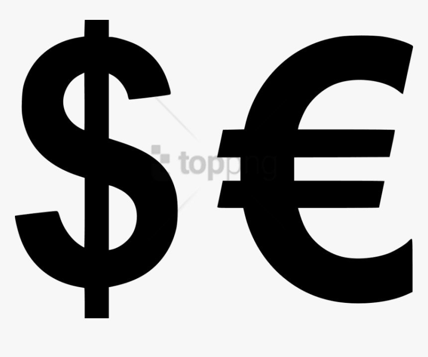 Free Png Download Euro Png Images Background Png Images - Dollar Sign Euro Sign, Transparent Png