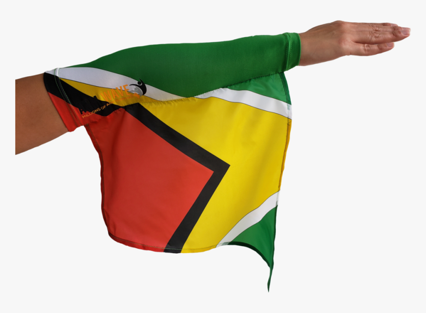 Guyana Arm And Foot Flag Modern Wear - Academic Dress, HD Png Download