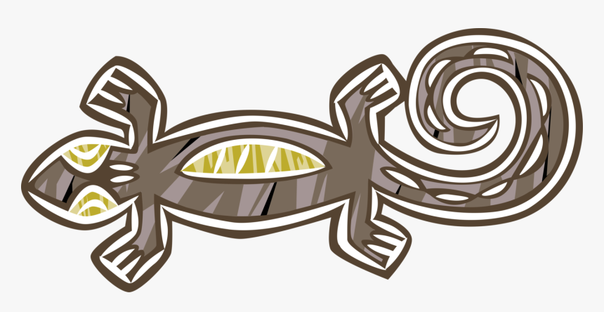 Vector Illustration Of Salamander Lizard-like Amphibian - Illustration, HD Png Download