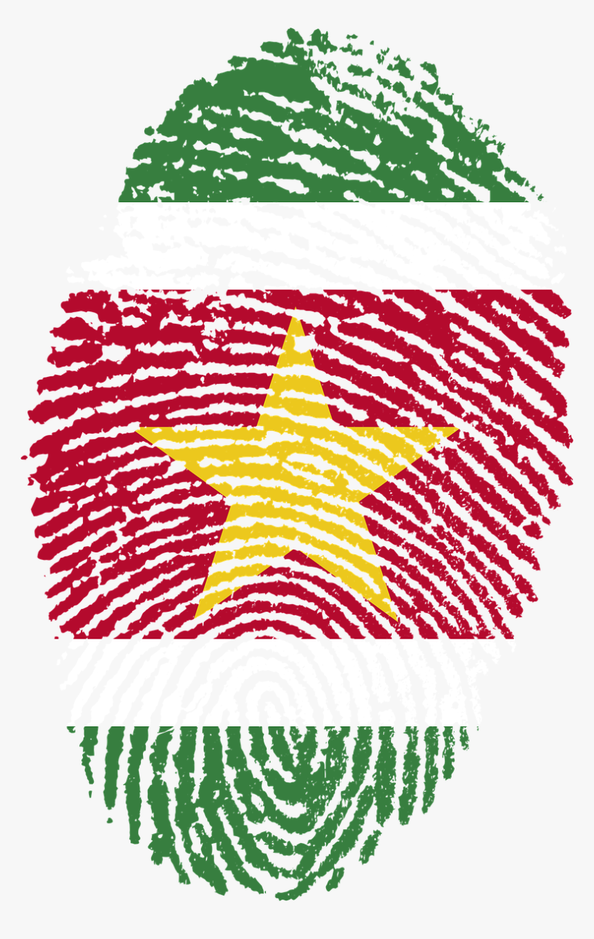 Suriname Flag Fingerprint Free Photo - Suriname Png, Transparent Png