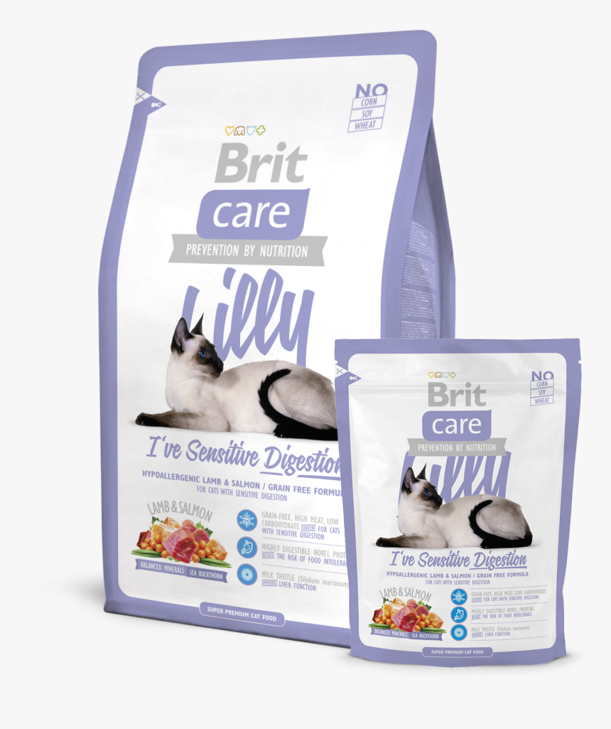 Brit Care Cat Lilly I Ve Sensitive Digestion - Brit Care Grain Free Cat, HD Png Download