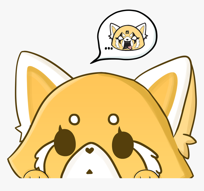 Red Panda Peeking Decal - Cartoon, HD Png Download