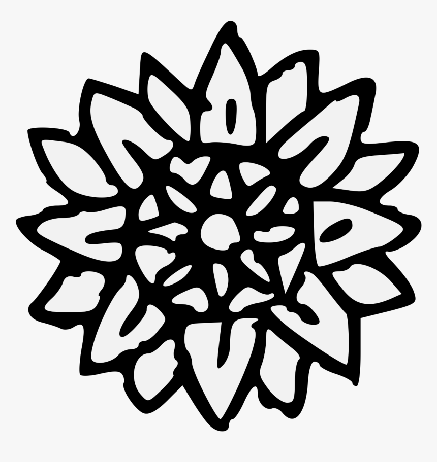 Transparent Lotus Flower Graphic Png - Sunflower Icon, Png Download