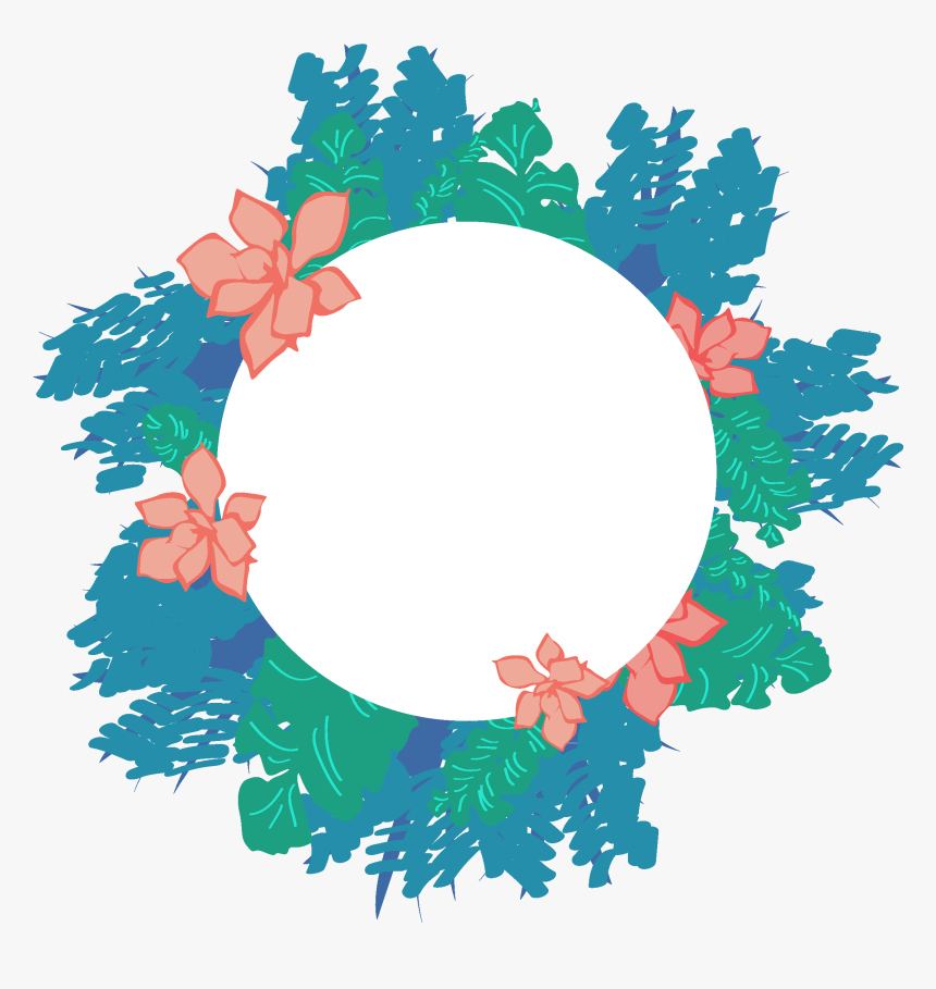 Hand Drawn Plant Background Leaves Advertisement Png, Transparent Png