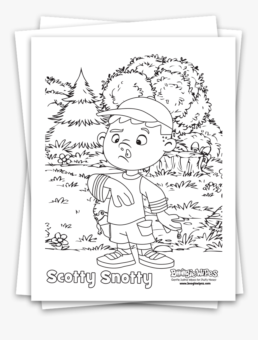 Coloring Activity Sheets - Funny Booger Coloring, HD Png Download