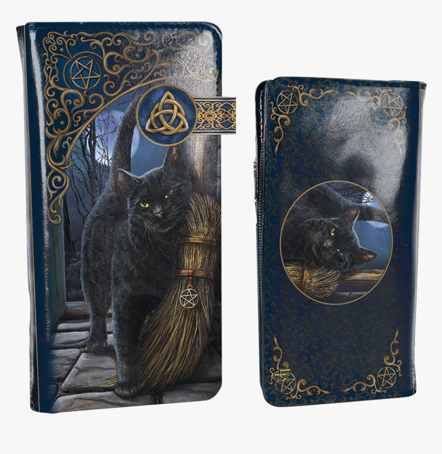 A Brush With Magic Black Cat Wallet - Lisa Parker Art, HD Png Download