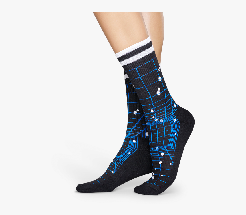 Happy Socks Athletic Grid Sock - Sock, HD Png Download