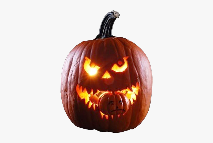 Halloween, Png, And Calabaza Image - Evil Jack O Lantern Png, Transparent Png