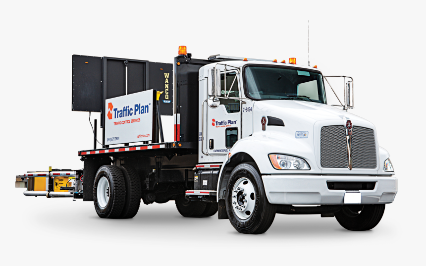 Traffic Control Design For Mot Site Plans - Trailer Truck, HD Png Download