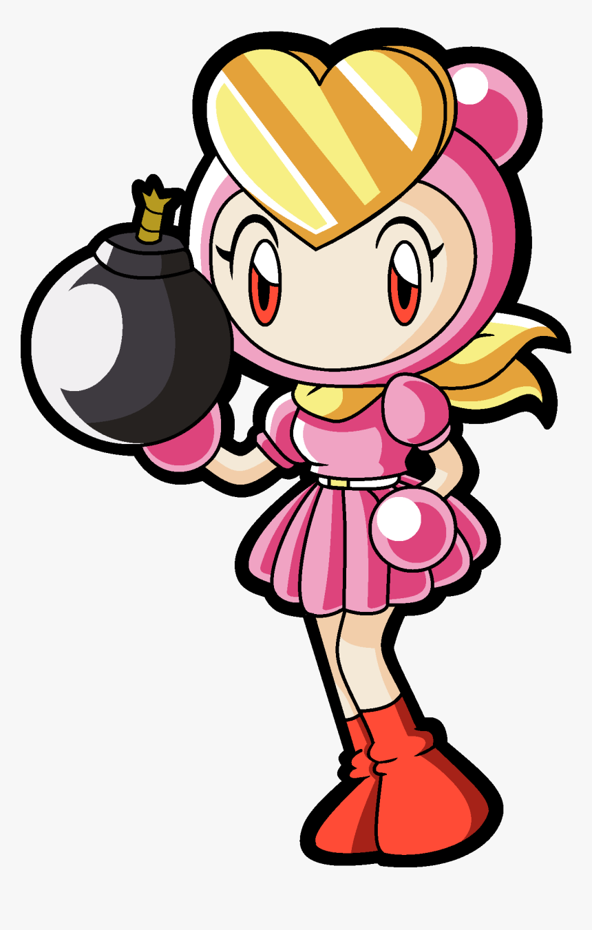 Pretty Bomber Png , Png Download - Bomberman Land Cute Pink, Transparent Png