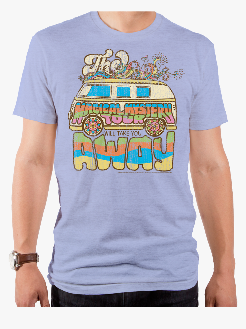Magical Mystery Tour Beatles T-shirt - Junk Food T Shirt, HD Png Download