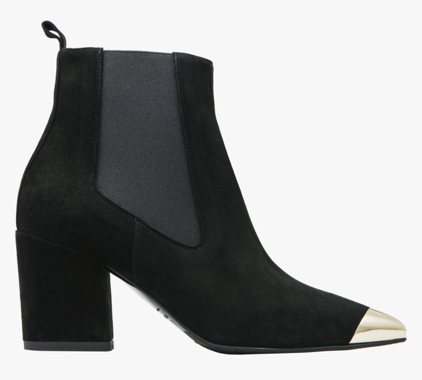 Suede “adriana” Beatles Boot With Metal Accessory 
 - Chelsea Boot, HD Png Download