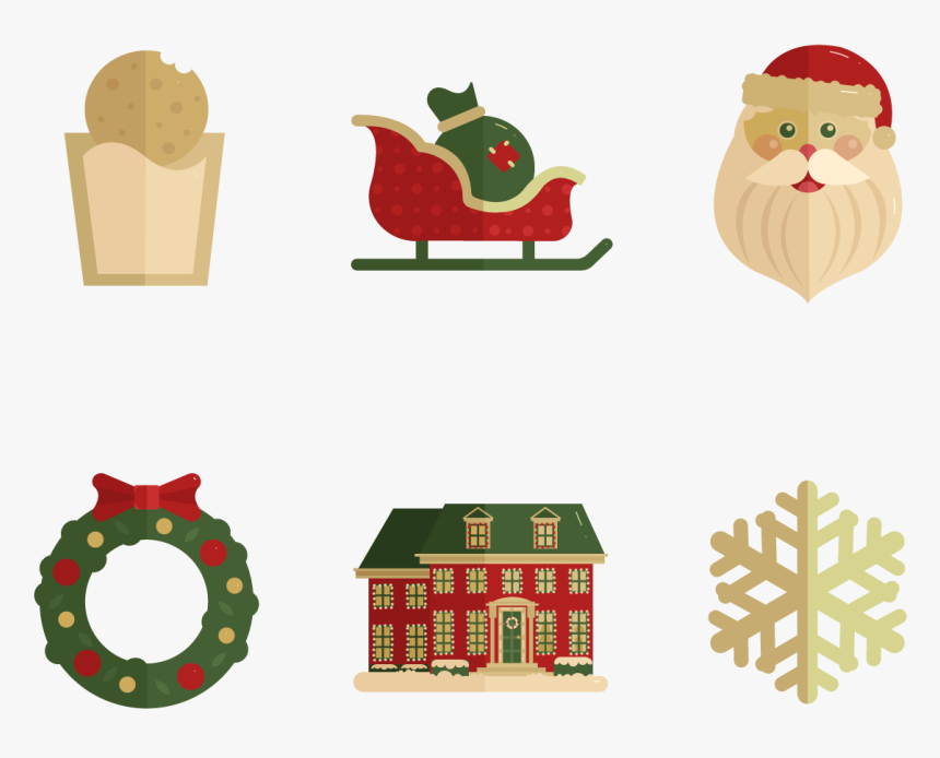 Desktop And Laptop Computers - Christmas Icon Illustration Png, Transparent Png