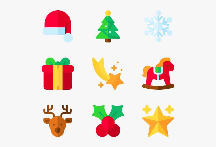 Page Vector Christmas - Christmas Icon Vector Png, Transparent Png