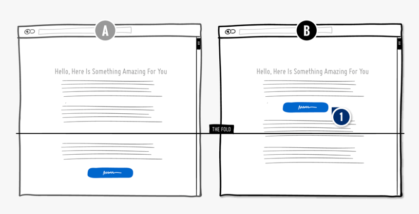 Above The Fold Call To Action - Pattern 51, HD Png Download