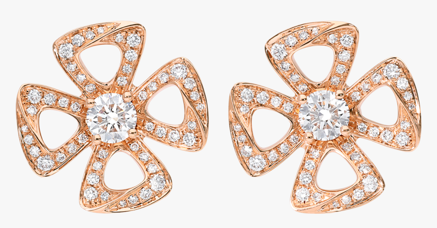 Daisy Flower Gold Earrings, HD Png Download