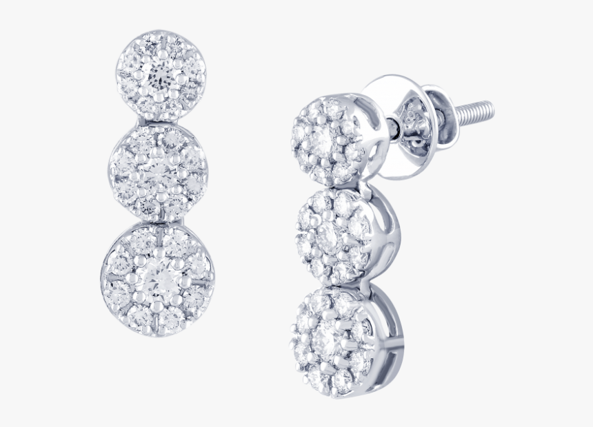 Diamond Earring Tops - Earrings, HD Png Download