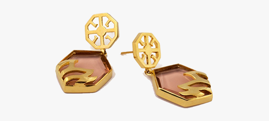 Fire Logo Earings - Earrings, HD Png Download