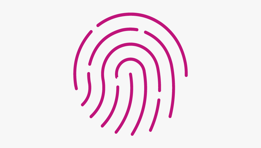 Fingerprint-icon - Circle, HD Png Download