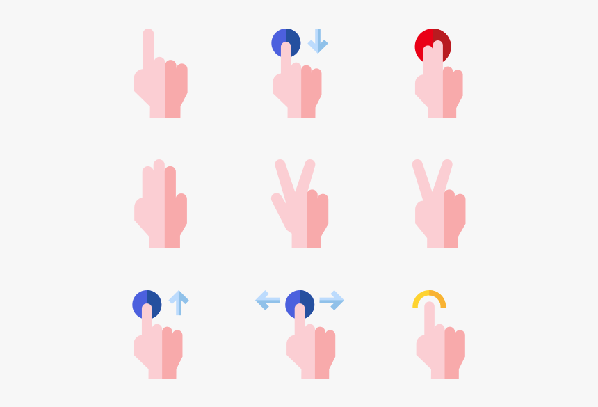 Finger Icon Png - Illustration, Transparent Png