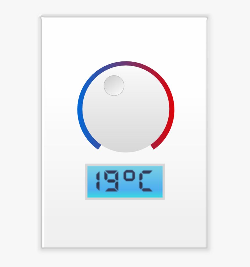 Thermostat By Gabnormal - Circle, HD Png Download