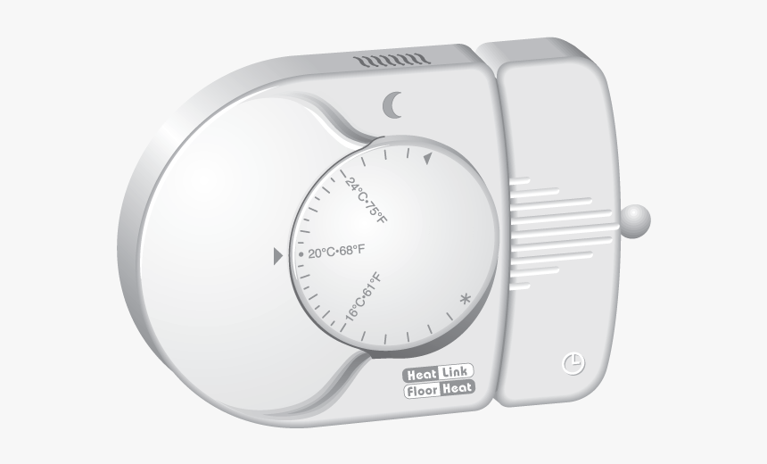 46155 Statlink Timer Thermostat - Gauge, HD Png Download