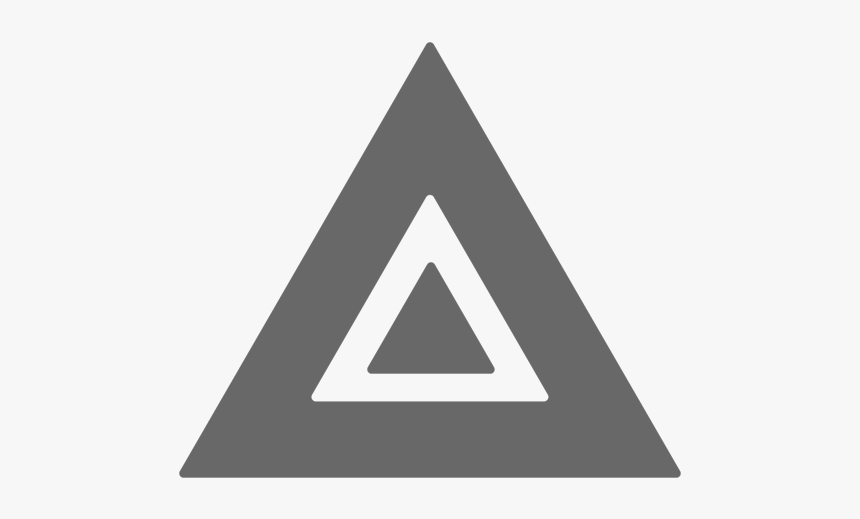 Radiance Icon Rounded-01 - Triangle, HD Png Download