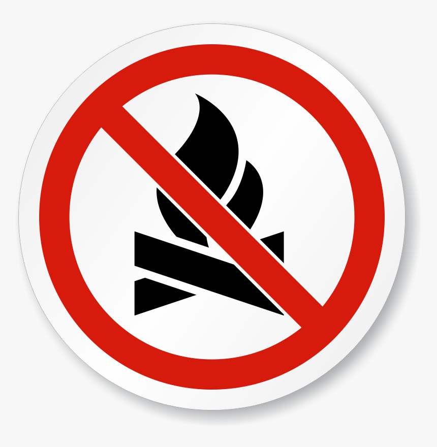 No Campfires Permitted Sign, HD Png Download