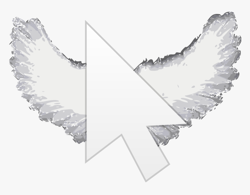 Cursor Flying Away Svg Clip Arts - Illustration, HD Png Download