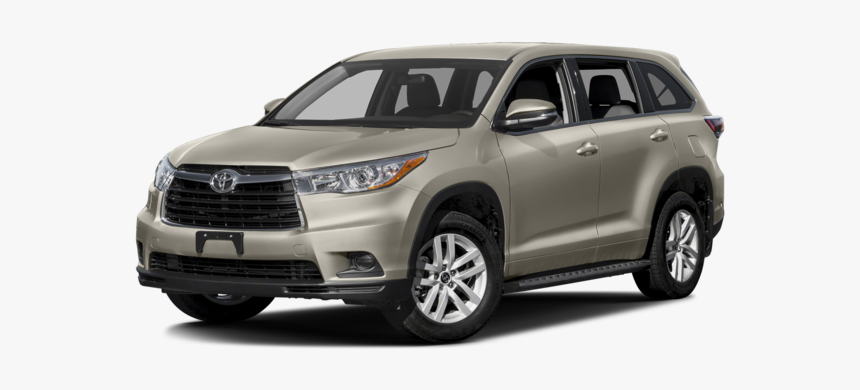2017 Toyota Highlander - Black 2016 Toyota Highlander Le, HD Png Download
