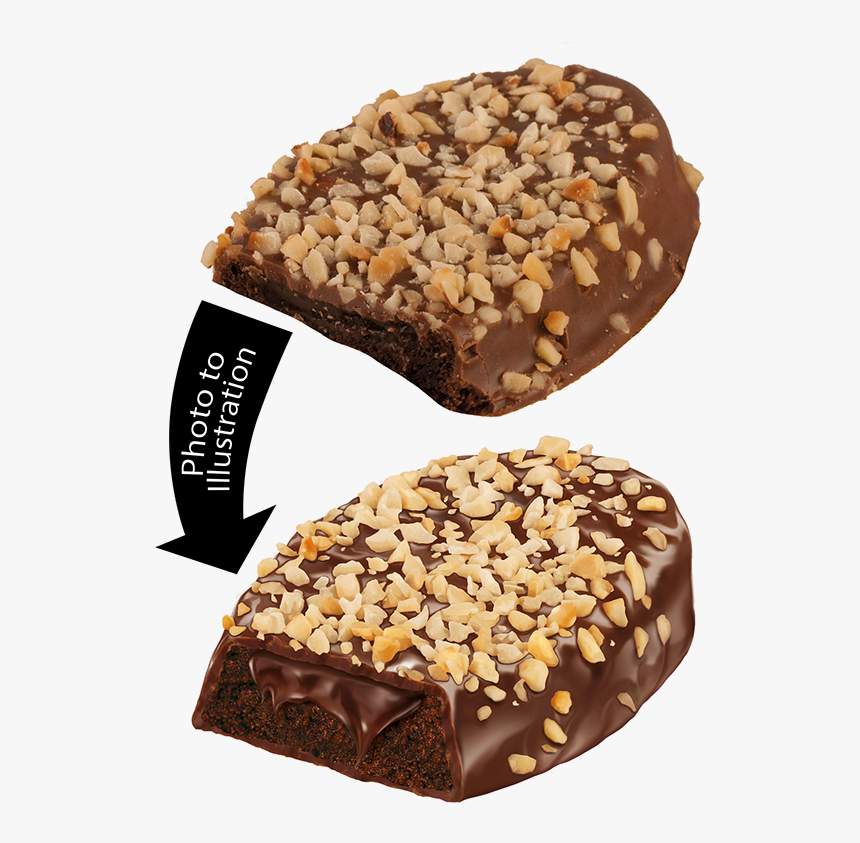 Brownies Choco Chip Png, Transparent Png