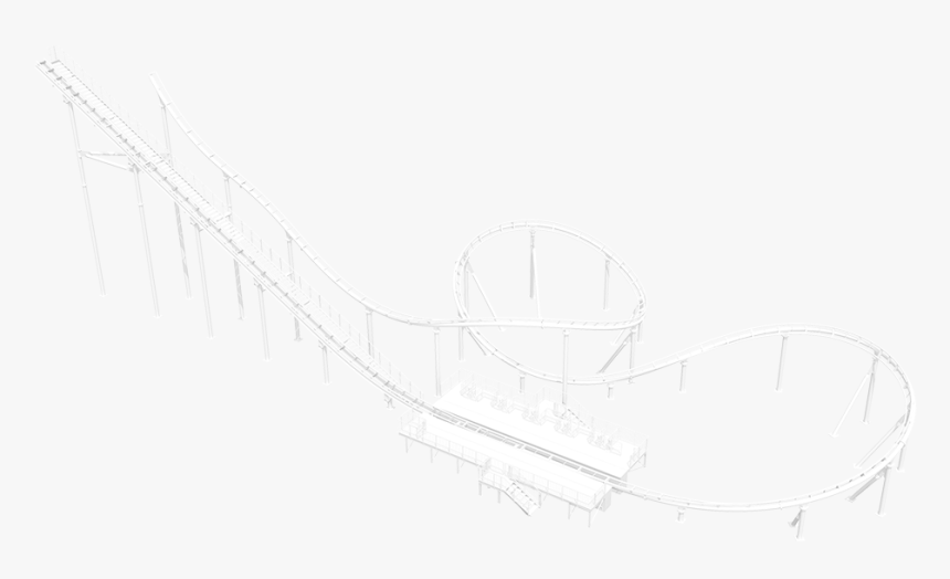 Family Boomerang Roller Coaster, HD Png Download