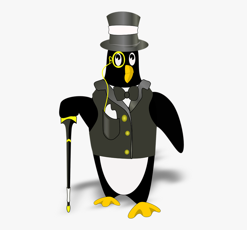 Cartoon Penguin Tuxedo, HD Png Download