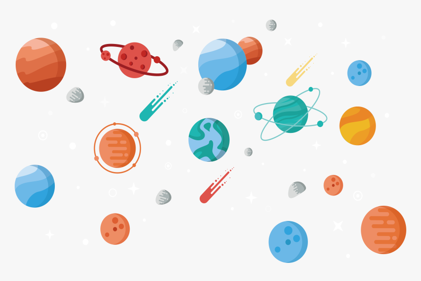 Picture Royalty Free Outer Space Meteorite Clip Art - Outer Space Vector Png, Transparent Png
