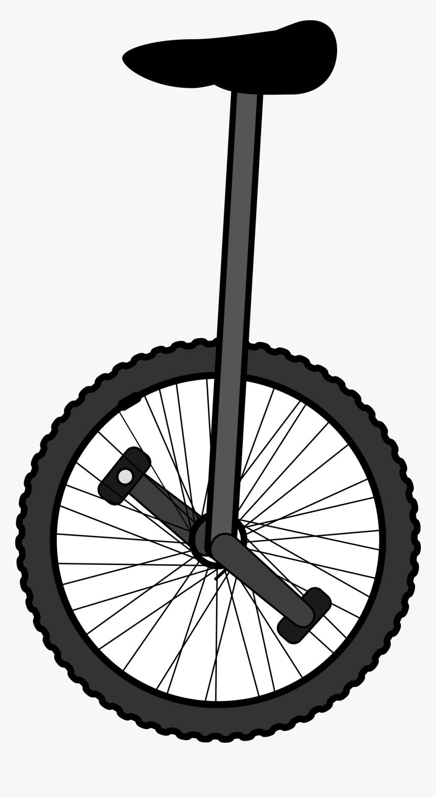 Unicycle Clipart Png, Transparent Png